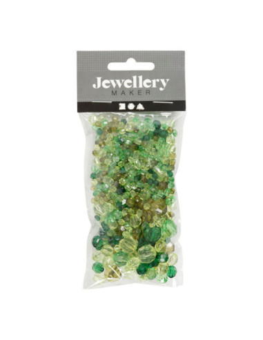 Facetkralen Mix Groen Glitter 45 gram