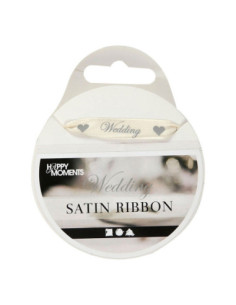 Satijnlint Off-white 10m