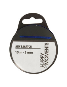 Satijnlint Donkerblauw 15m