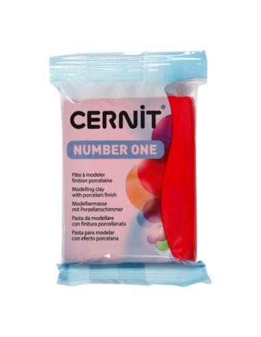 Cernit Boetseerklei Kerstrood 56 gram