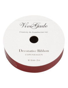 Cadeaulint Mat Rood 25m