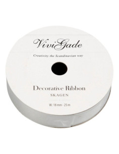 Cadeaulint Mat Zilver 25m