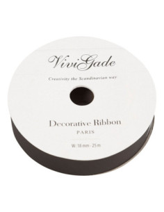 Cadeaulint Mat Zwart 25m