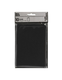 Kaarten Zwart 105x15cm 10st.