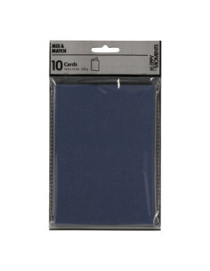 Kaarten Blauw 105x15cm 10st.