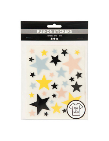 Rub-On Stickers Sterren  2 Vellen