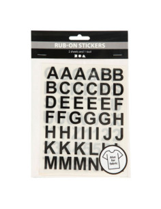 Rub-On Stickers Letters en...