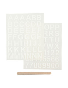 Rub-On Stickers Letters en...