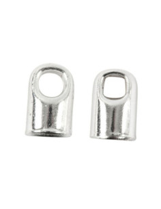 Eindkap Verzilverd 8st.