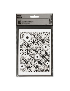 Patroonkarton Wit 10st.