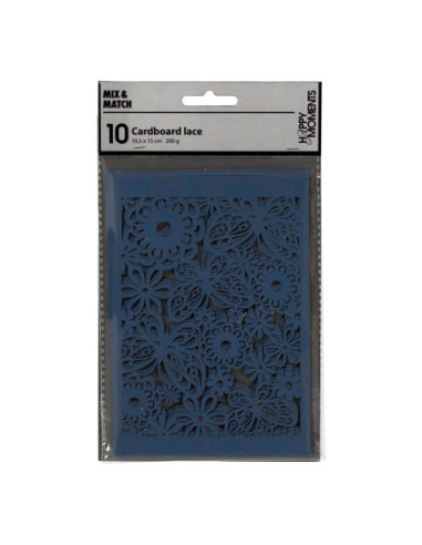 Patroonkarton Blauw 10st.