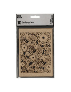 Patroonkarton Naturel 10st.