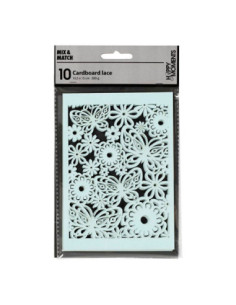 Patroonkarton Lichtblauw 10st.