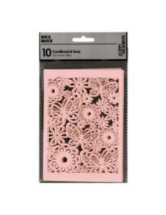 Patroonkarton Lichtrood 10st.