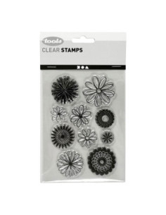 Silicone Stempels Bloemen 1...