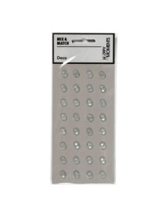 Strasstenen Zilver 32st.