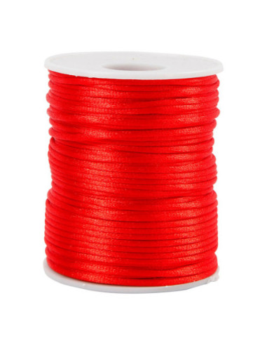 Satijnkoord Rood 50m