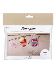 Mini Hobbyset Pompom Ei 2st.