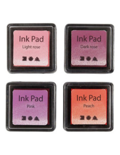 Stempelinkt Roze Tinten 4st.