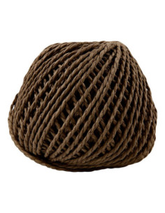 Papier Garen Donkerbruin 40m