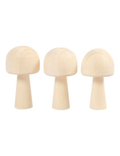 Houten Paddenstoel 3st.