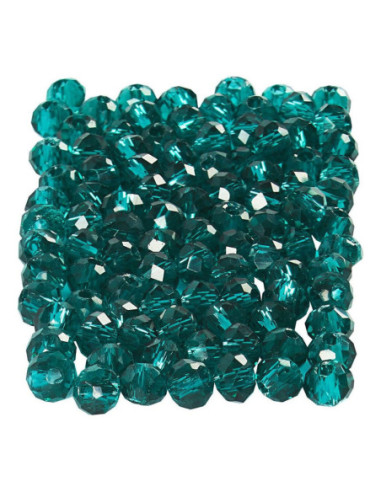 Facet Kralen Emerald Green 100st.