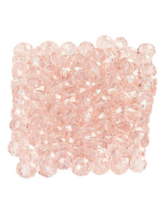 Facet Kralen Roze 100st.