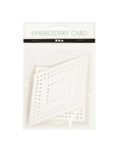 Kruissteken Karton Wit...