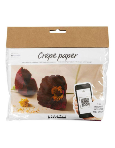 Mini Hobbyset Crepepapier Klaprozen