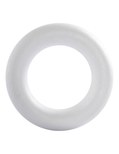 Styropor Ring met Ronde Achterkant 35cm