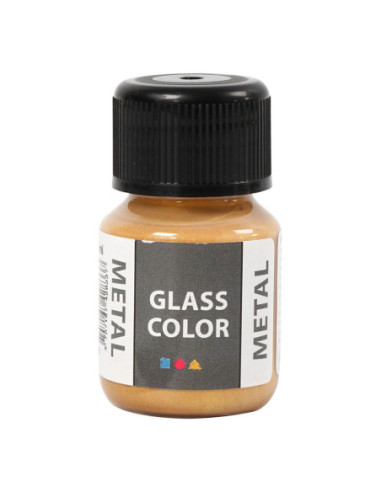 Glass Color Metal Verf - Goud 30ml