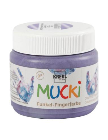 Mucki Vingerverf - Paars Metallic 150ml