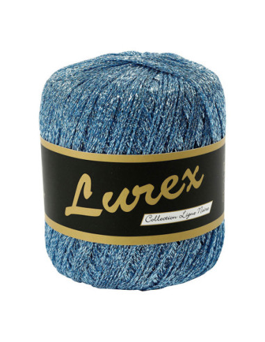 Lurex Glitter Garen Lichtblauw 160m