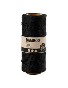 Bamboekoord Zwart 65m