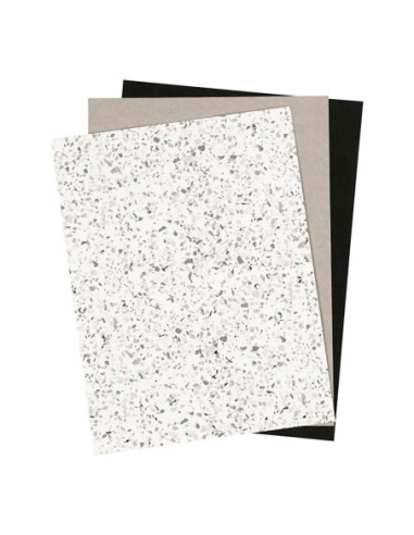 Faux Leather Papier Divers 3 Vellen