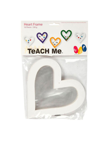 Harten Lijst Karton 18x18cm 16st.