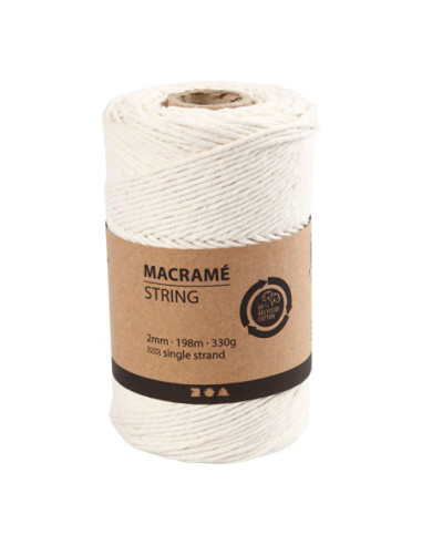 Macrame Koord Off-white 198m
