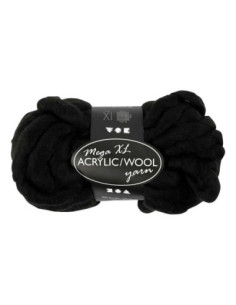 Xl Garen van Acryl Zwart 15m