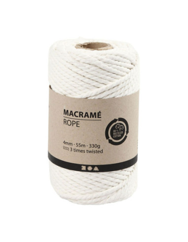 Macrame Koord Off-white 55m