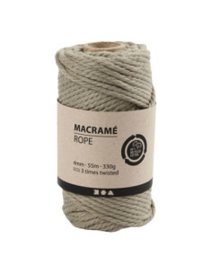 Macrame Koord Mosgroen 55m