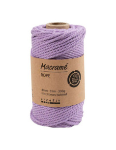 Macrame Koord Paars 55m