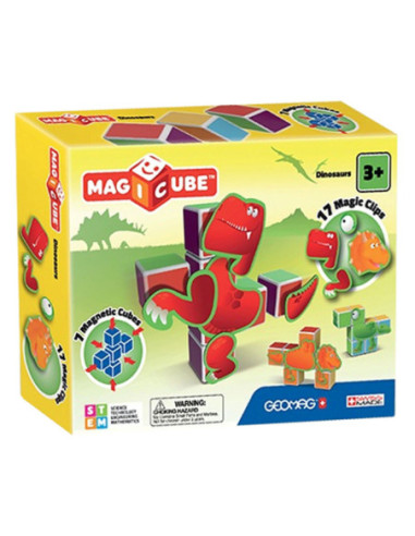 Geomag MagiCube - Dinosaurs 24dlg.