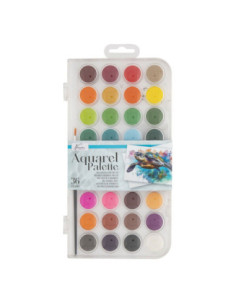 Kleurenpallet Aquarel 36...