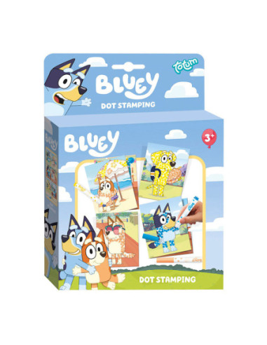 Totum Bluey Stempel en Kleurboek met...
