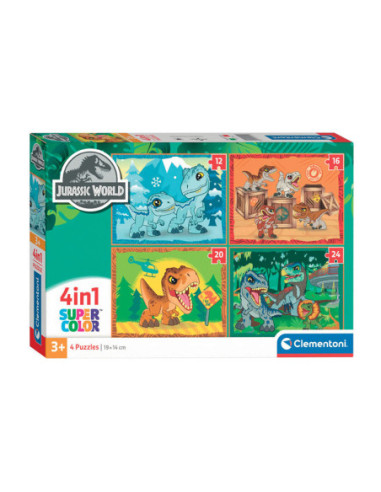 Clementoni Legpuzzel 4in1 Jurassic World