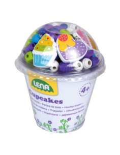 Lena Cupcake Houten Kralen...