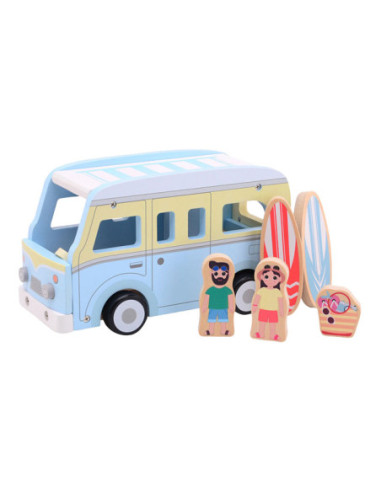 Joueco Houten Retro Strandbus met...