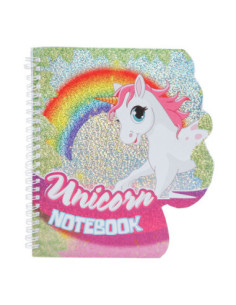 Eenhoorn Glitter Notitieboekje