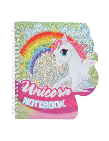 Eenhoorn Glitter Notitieboekje