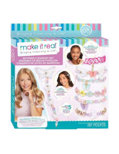 Make it Real Sieraden Maken Vlinders Set